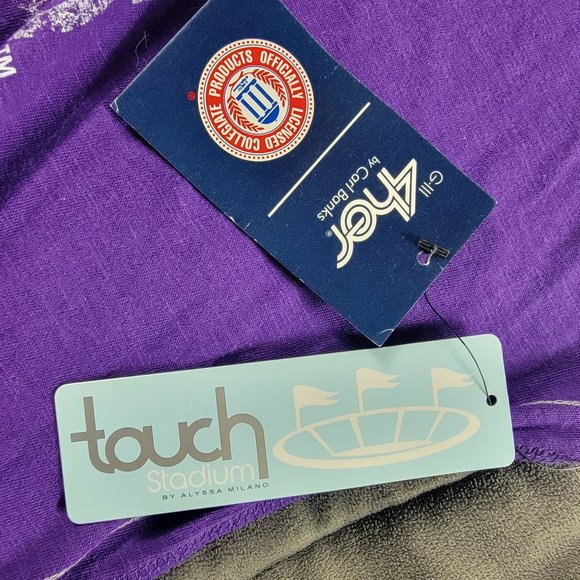 Touch Stadium By Alyssa Milano Womens XL Purple Shirt TCU Horned Frogs - Picture 6 of 11